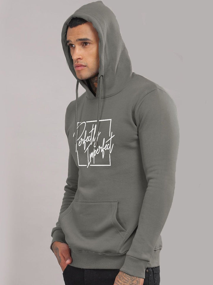 ADRO Men Printed Hooded Sweatshirt Lengan Panjang