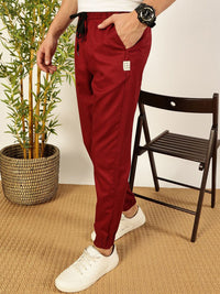 Thomas Scott Men Regular Fit Classic Easy Wash Mid-Rise Woven Joggers