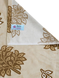 Myntra Elegant Homes Yellow Floral Pure Cotton 400 TC King Bedsheet Set 2.5m x 2.25m