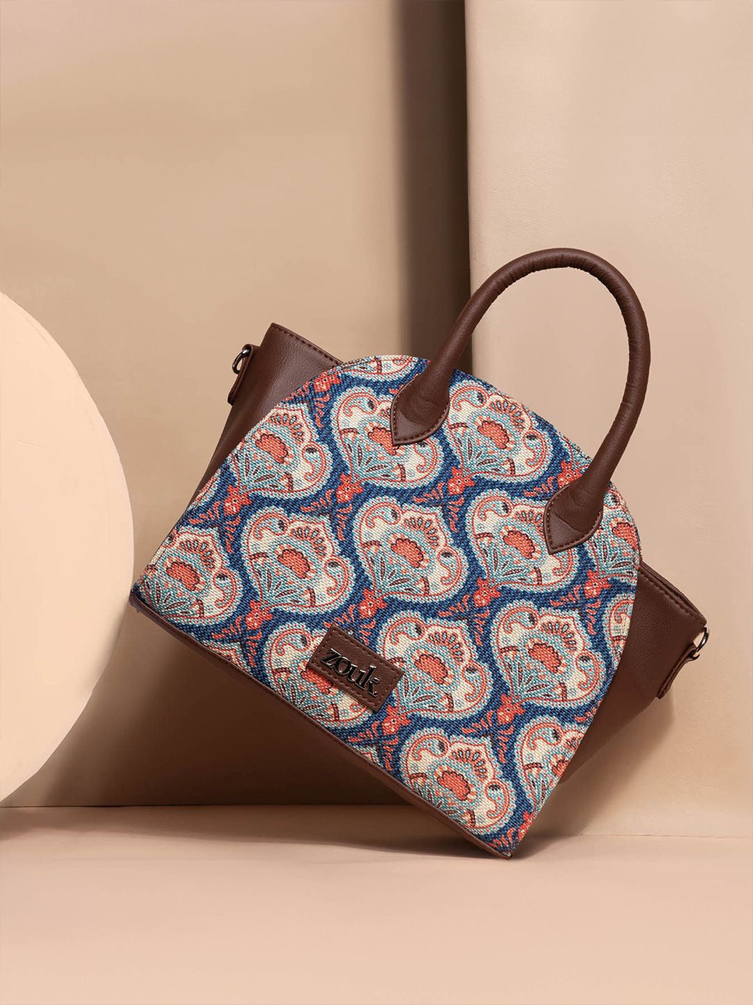 ZOUK Women Ethnic Motifs Printed Swagger Handheld Bag