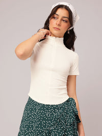 DressBerry Neckline Nectar Fitted Top
