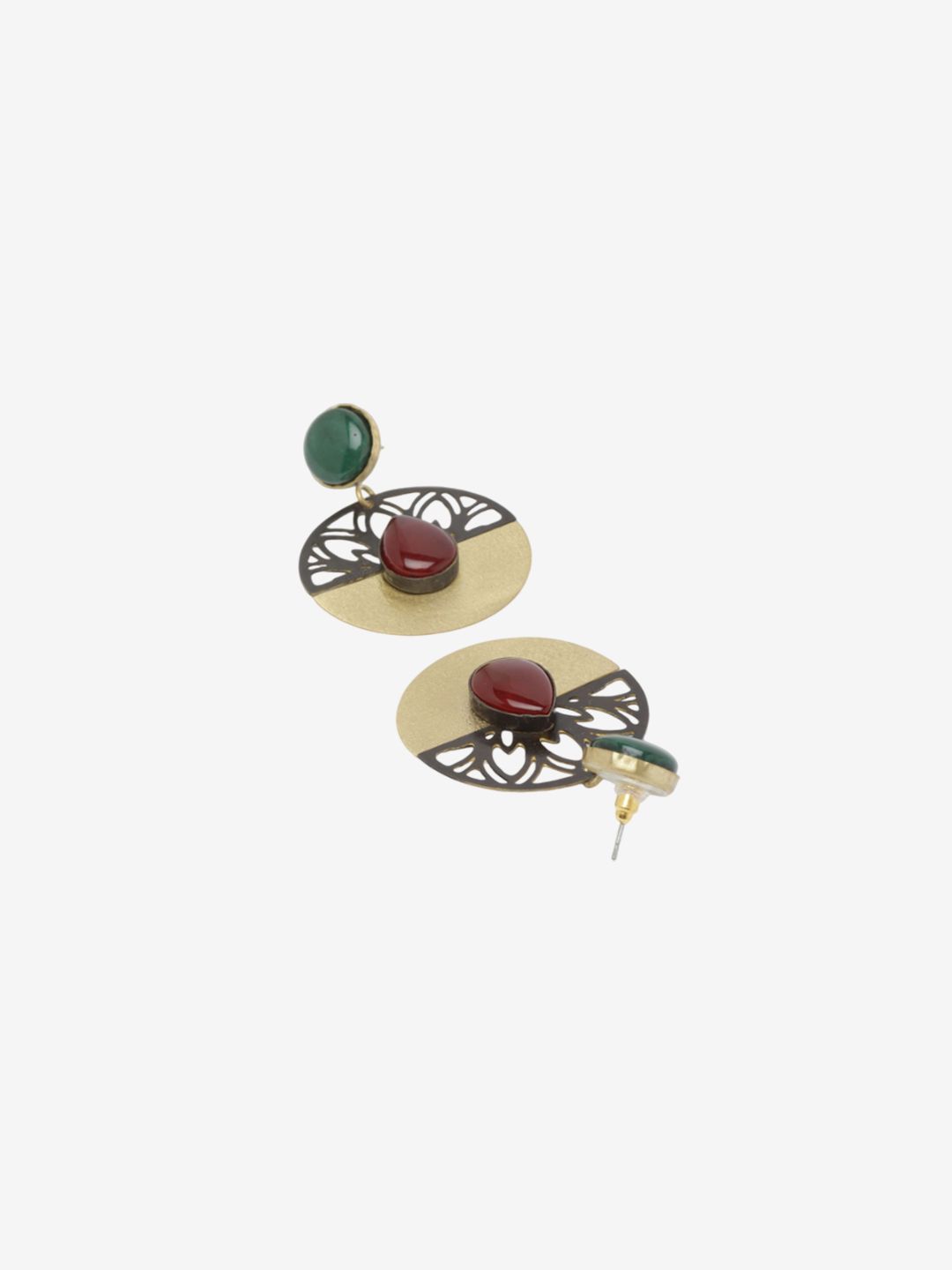 Anting-anting Jatuh Pekeliling Bersalut Emas Anouk Cubic Zirconia