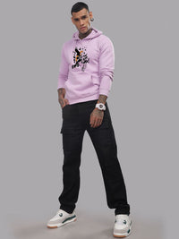 ADRO Men Printed Hooded Sweatshirt