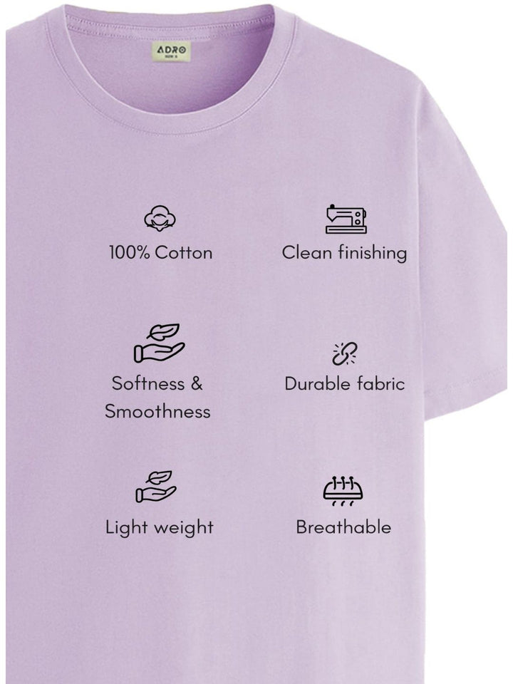 ADRO Men Typography Printed T-shirt