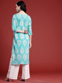 Anouk  Paisley Printed Indie Prints Straight Kurta