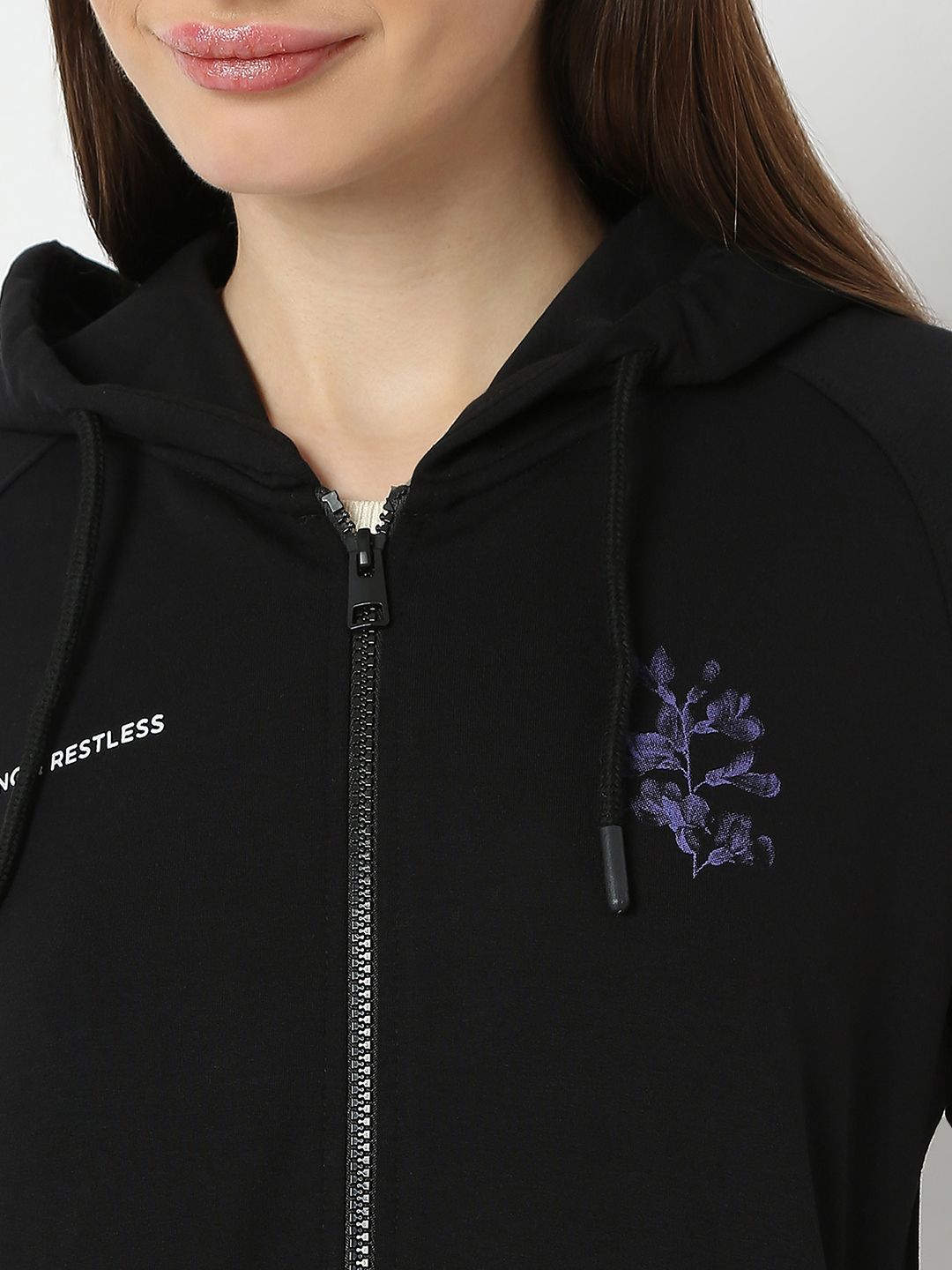 SPYKAR Women Hooded Sweatshirt