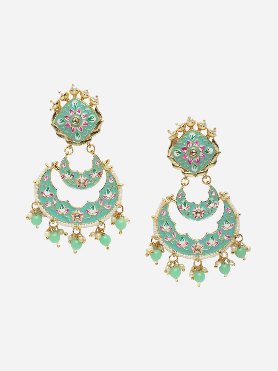 Anouk Gold Plated Contemporary Drop Earrings