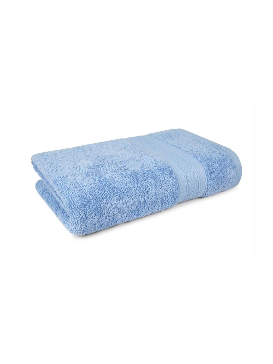 MYTRIDENT Turquoise Blue Cotton 500 GSM Bath Towel