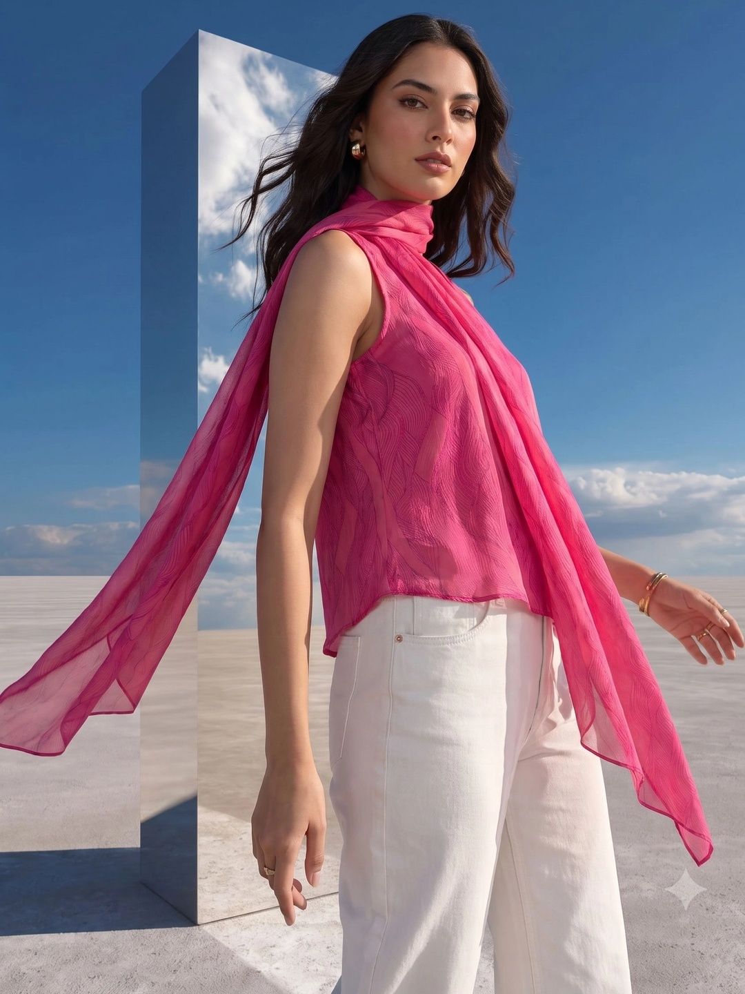 Mamicha Print Top
