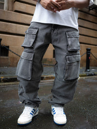 Powerlook Men Baggy Fit Cargos Trousers
