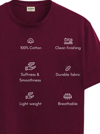ADRO Men Typography Printed T-shirt
