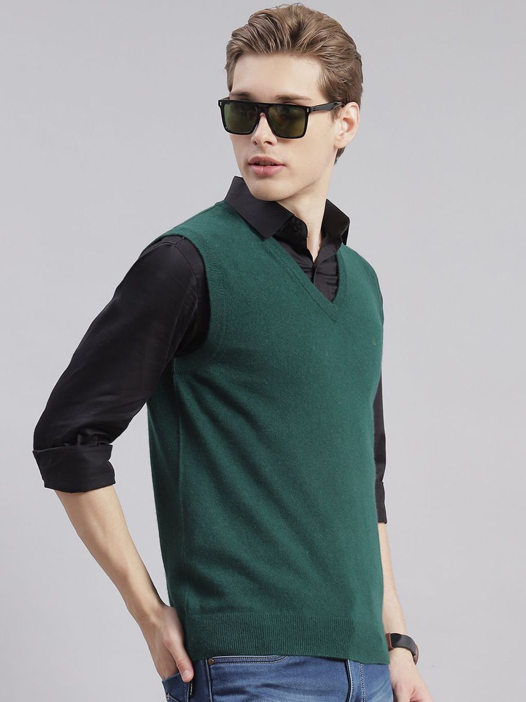 Monte Carlo Men Woollen Sweater Vest