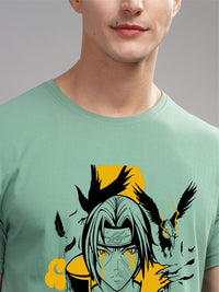 ADRO Men Printed Applique T-shirt