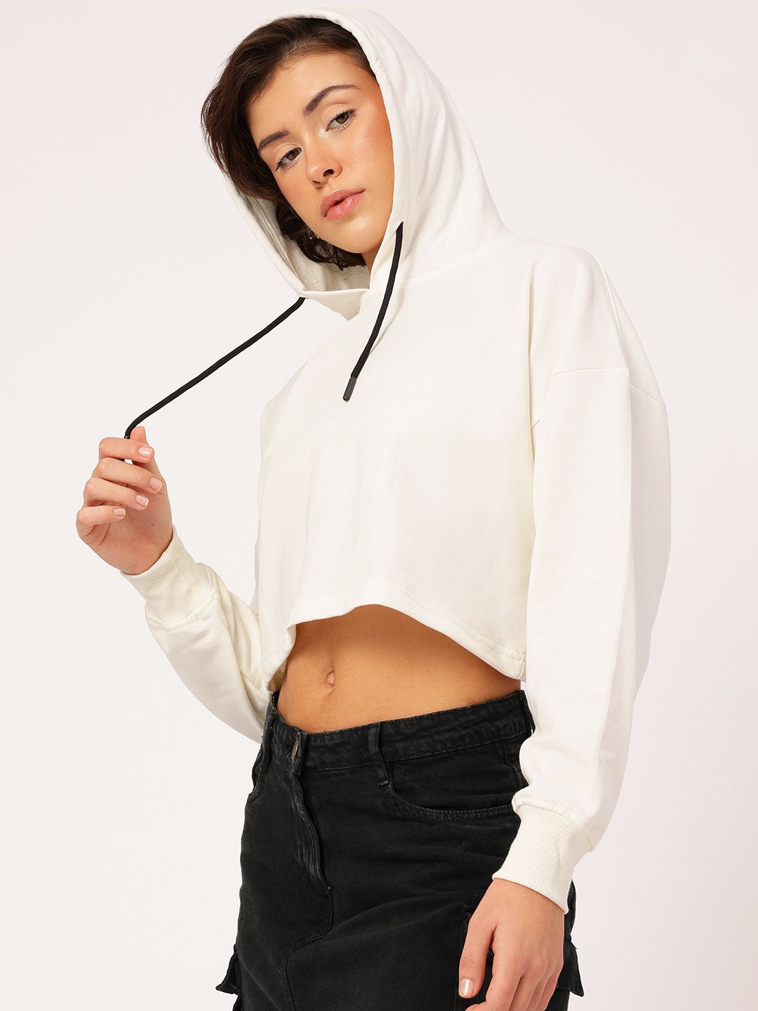 DressBerry Graphic printed Boxy Fit Sweatshirt