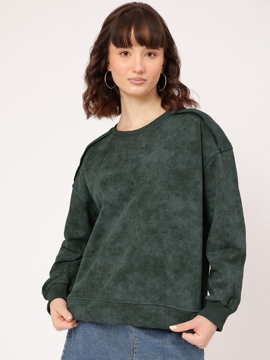 DressBerry Urban Utility Pure Cotton Dyed Sweatshirt