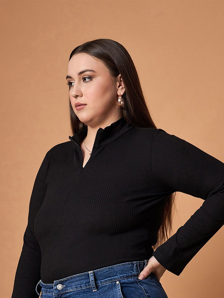SASSAFRAS Curve Slit Sleeve Top