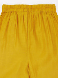 VASTRAMAY Girls Yoke Design Gotta Patti Straight Kurta with Pyjamas & With Dupatta
