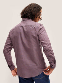 THE BEAR HOUSE Men Checked Slim Fit Pure Cotton Casual Shirt