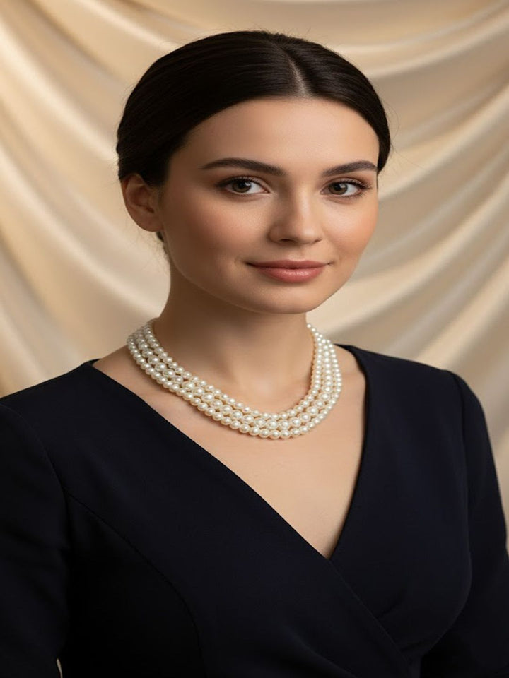 PANASH Brass Gold-Plated Necklace
