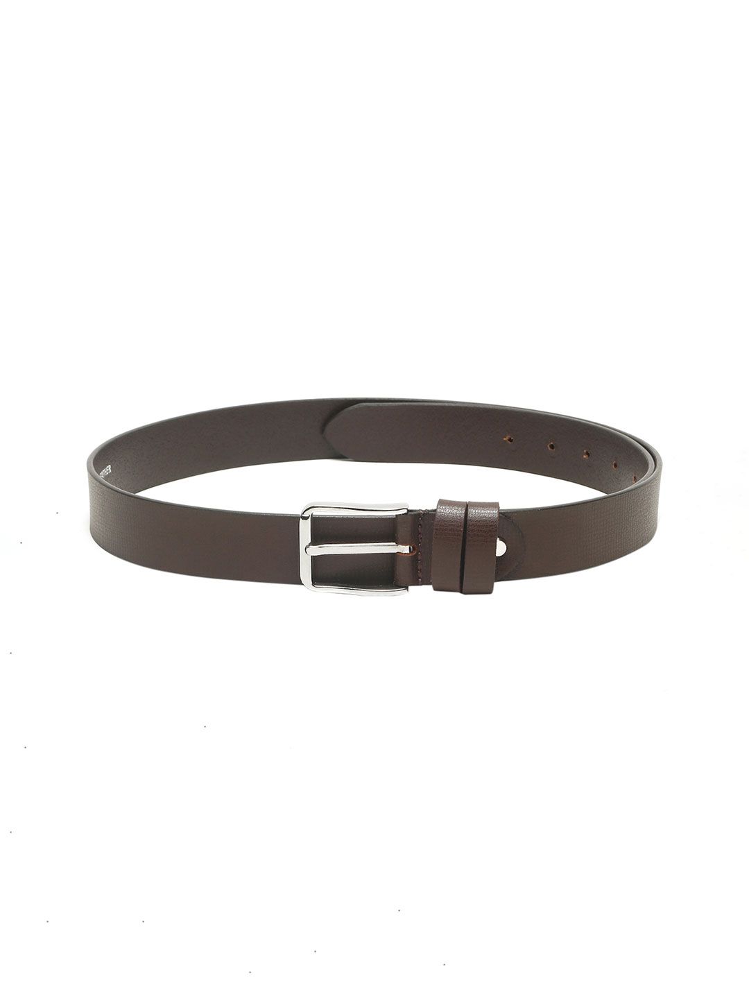 Teakwood Leathers Men Textured Leather Belt