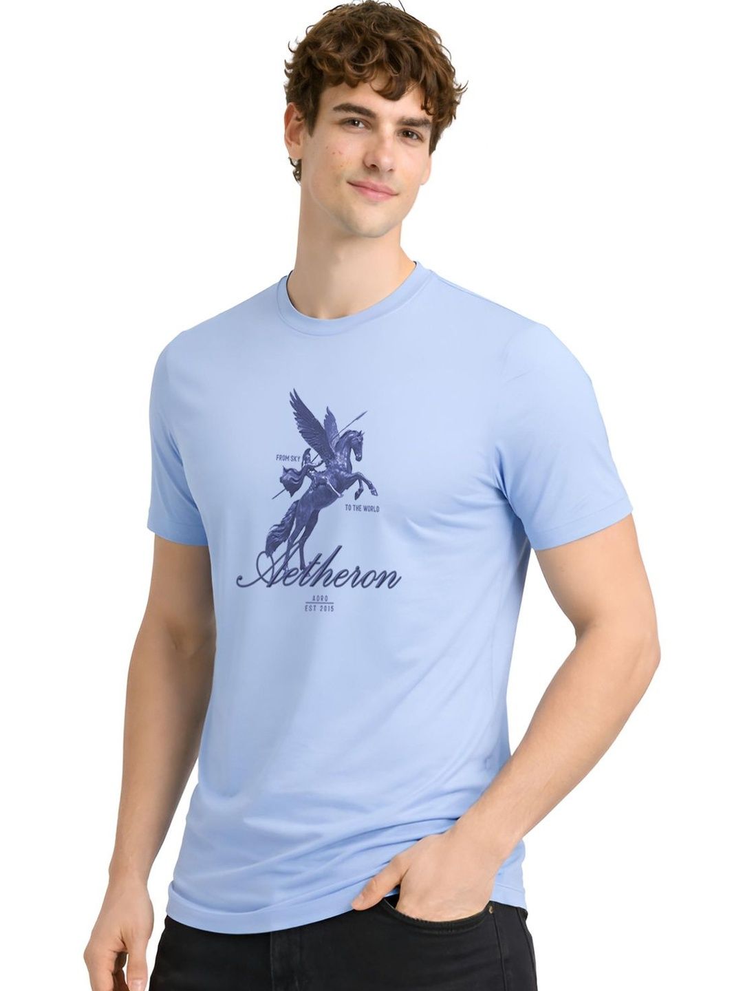 ADRO Men Printed T-shirt
