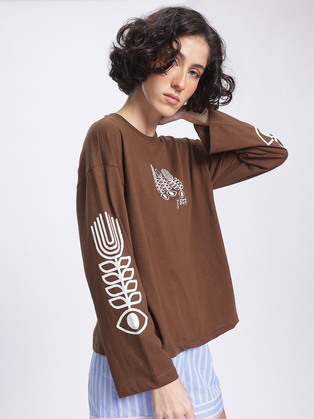DressBerry Printed Relaxed Fit T-shirt