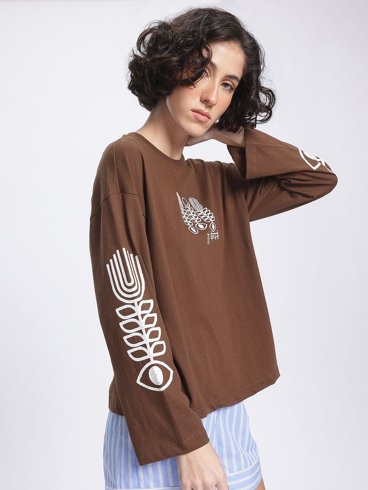 DressBerry Printed Relaxed Fit T-shirt