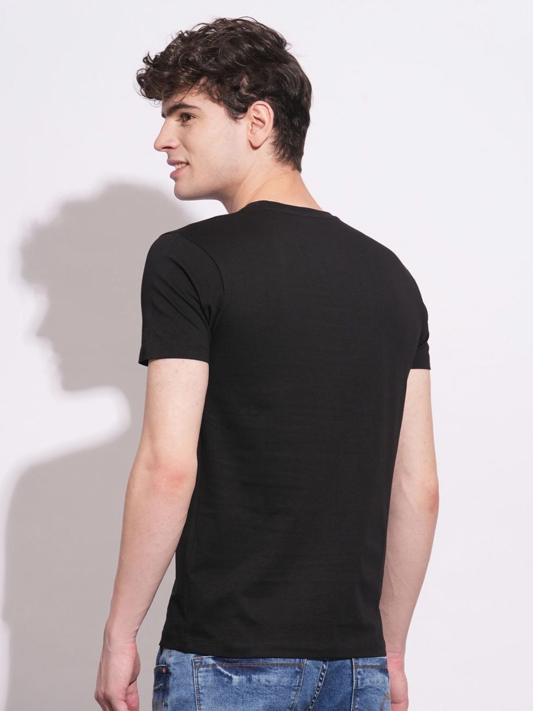 Being Human Men Graphic Printed Round Neck Cotton Slim Fit T-shirt