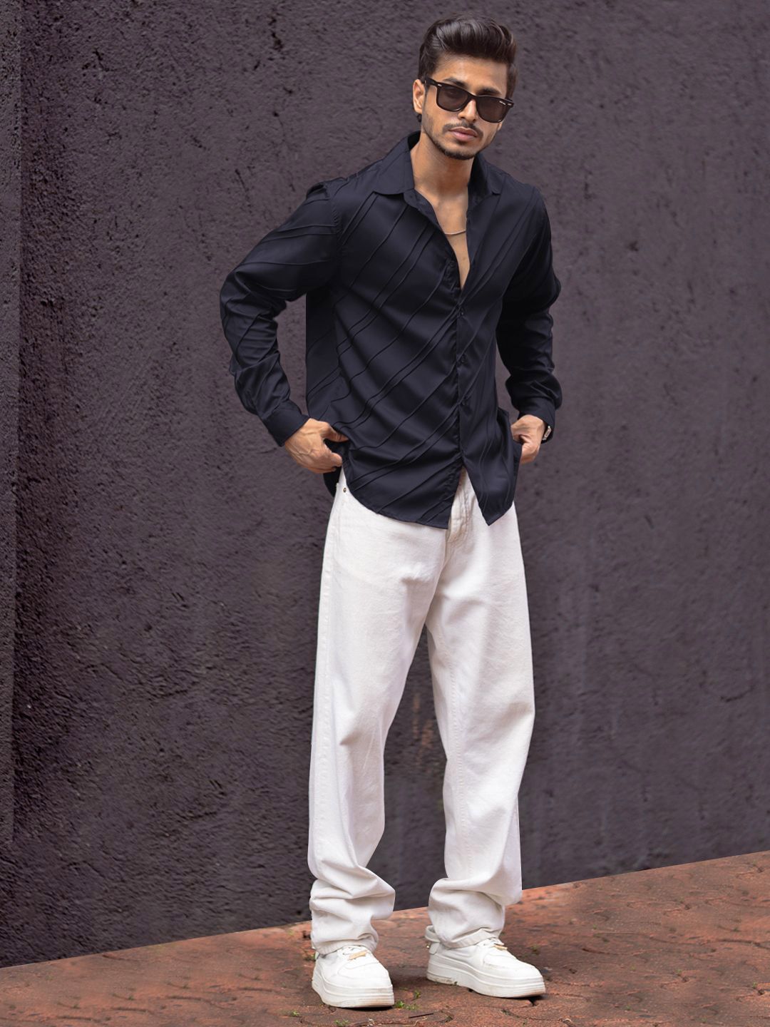 Powerlook Men Opaque Casual Shirt