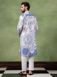 SOJANYA Men Ethnic Motifs Embroidered Thread Work Kurta
