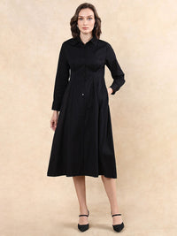 RAREISM Women Fit & Flare Midi Dress