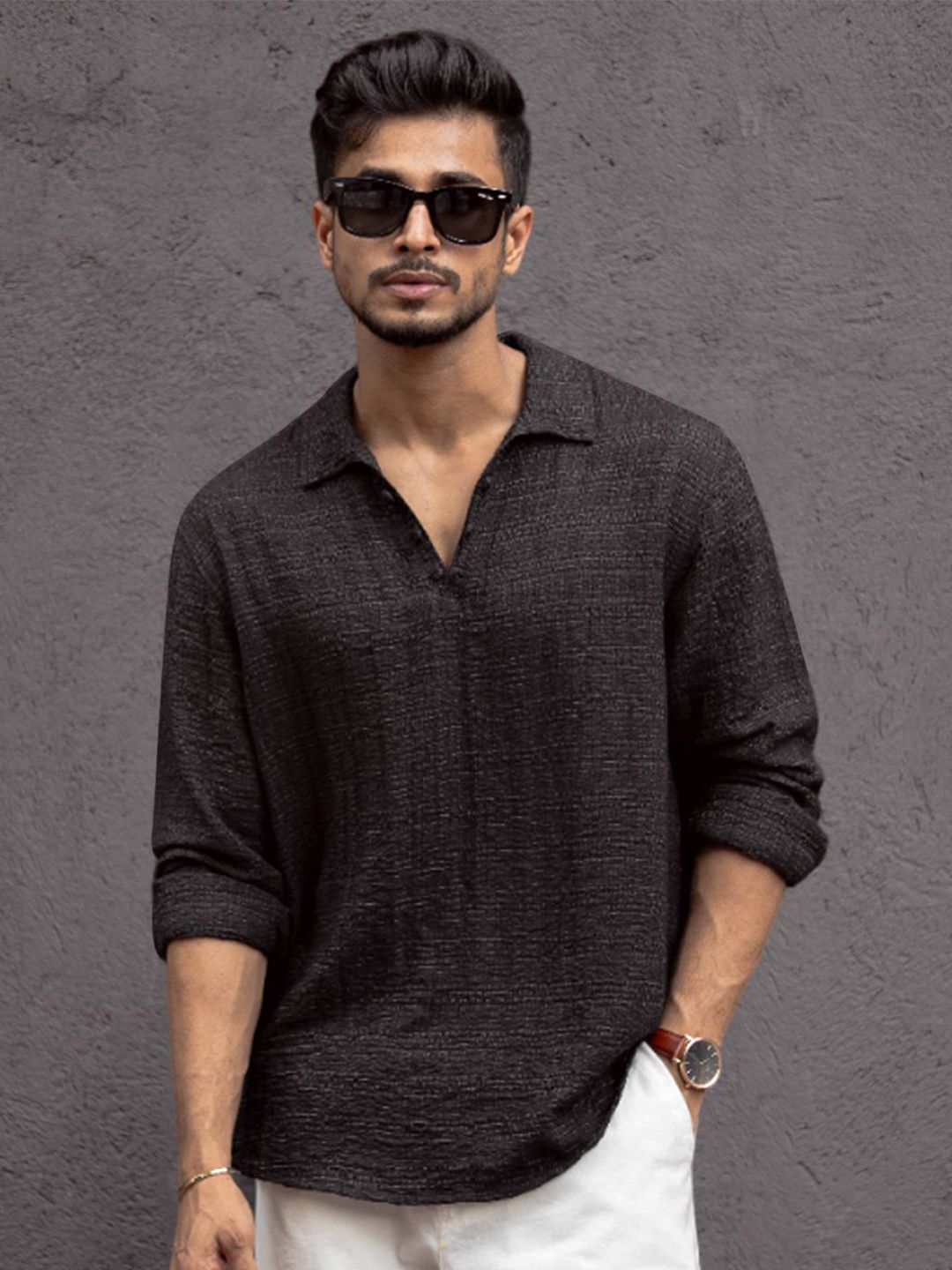 Powerlook Men Opaque Casual Shirt