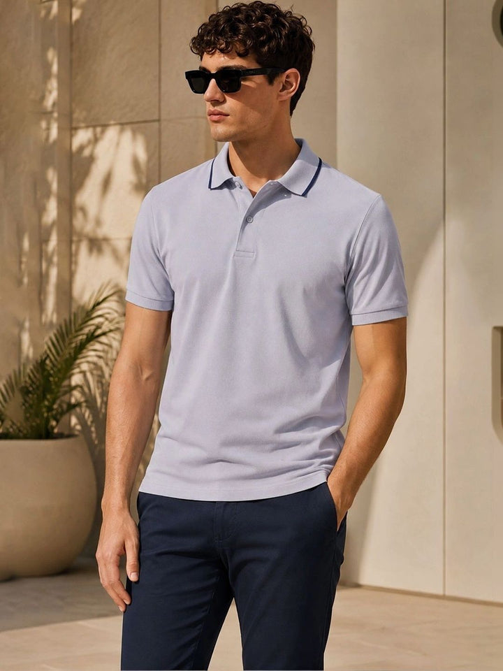 Baju-T Kolar Polo ADRO Lelaki