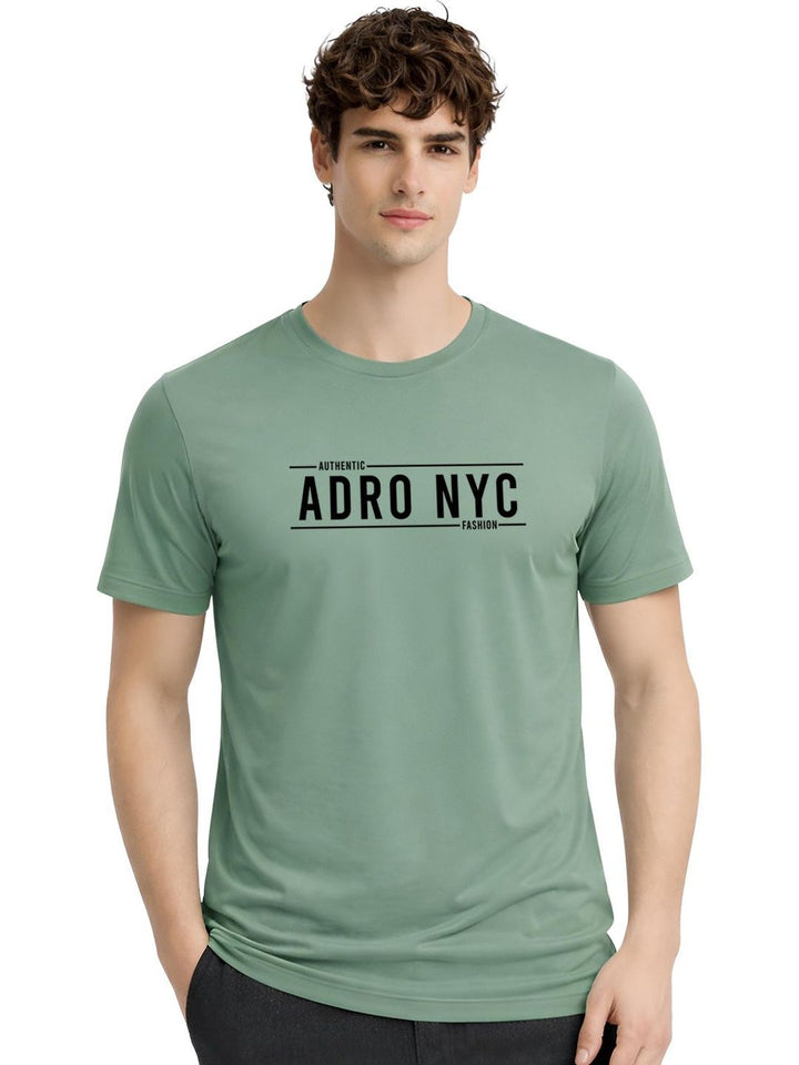 ADRO Men Typography Printed T-shirt