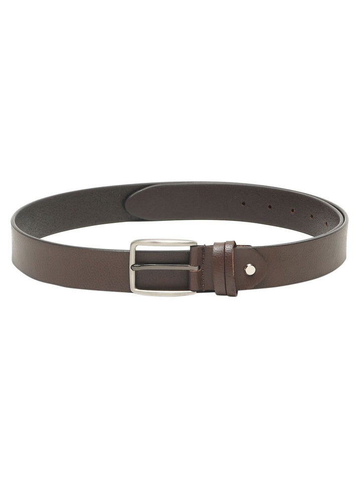 Teakwood Leathers Men Textured Leather Formal Belt