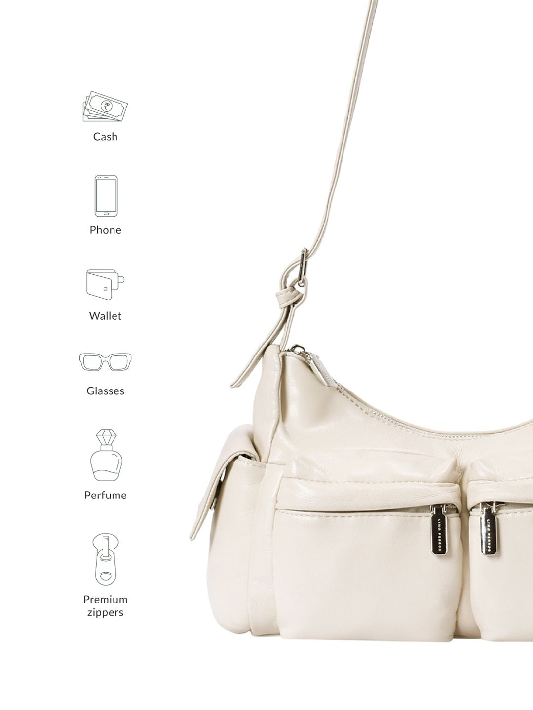 Lino Perros Structured Sling Bag