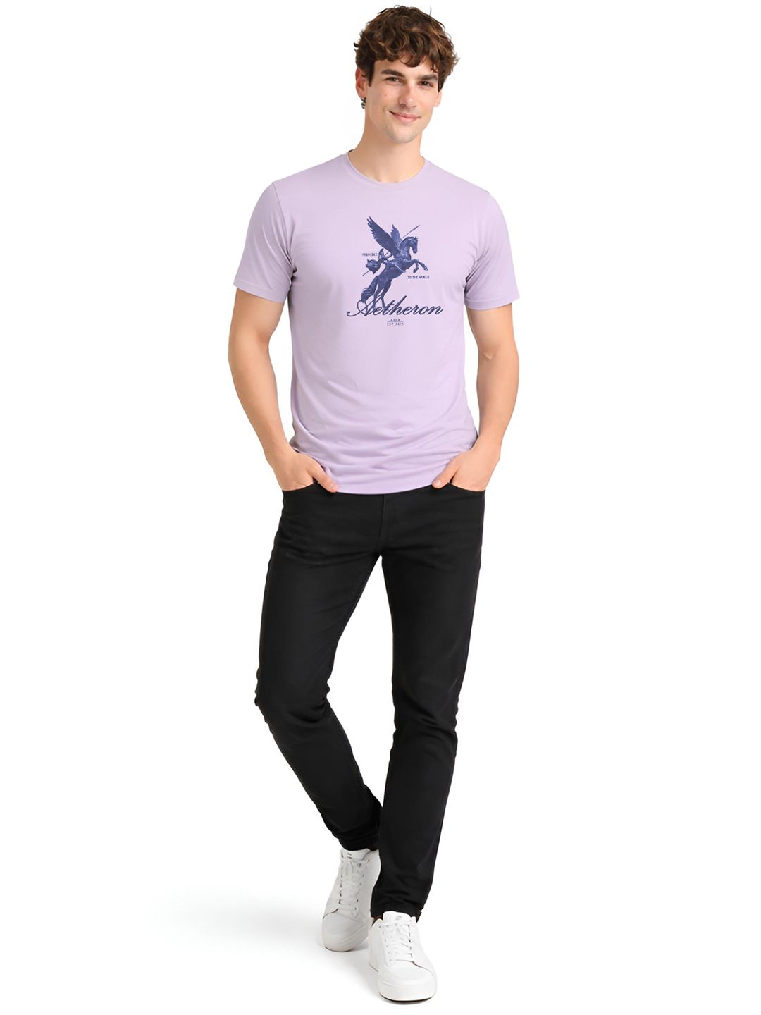 ADRO Men Printed T-shirt