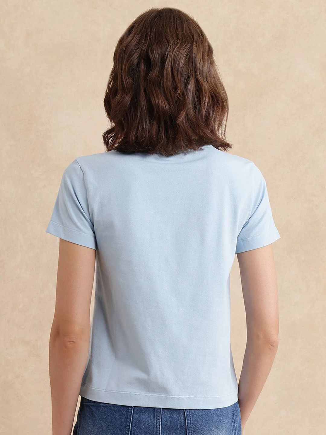 T-Shirt Poket Wanita yang Rareism Printed
