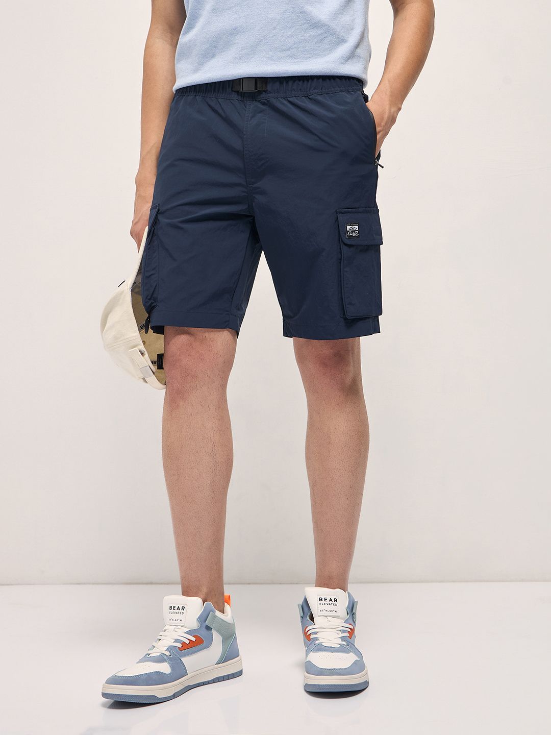 THE BEAR HOUSE Men Relaxed Fit Cargo Shorts