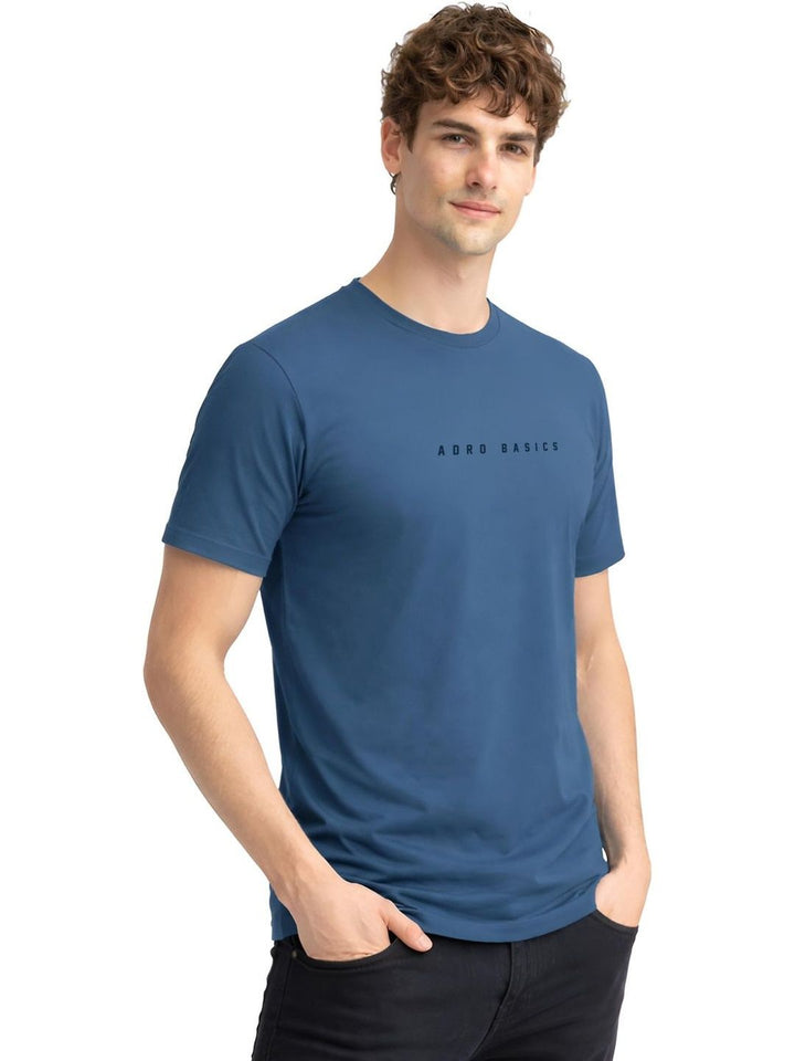 ADRO Men Typography Printed T-shirt