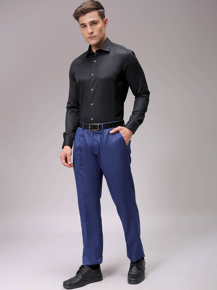 The Indian Garage Co. X Luxe Men Slim Fit Opaque Formal Shirt