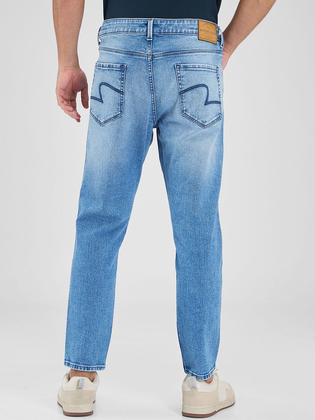 SPYKAR Men Slim Fit Heavy Fade Stretchable Jeans