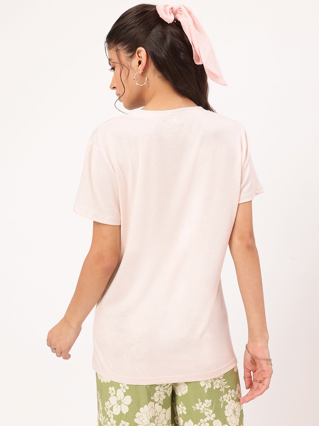 DressBerry Flower Fantasy Printed Relaxed Tee