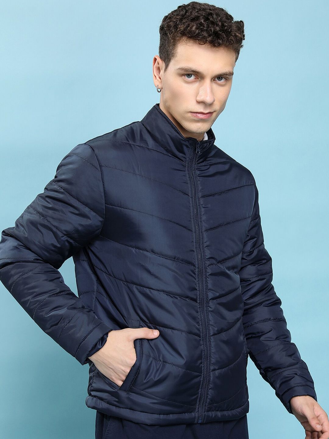 HIGHLANDER Stand Collar Padded Jacket