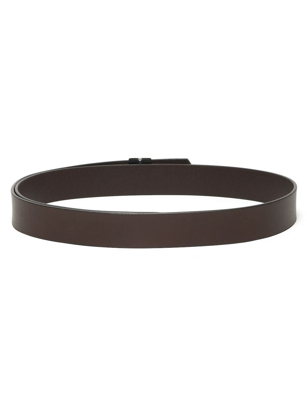 Teakwood Leathers Men Textured Leather Formal Belt