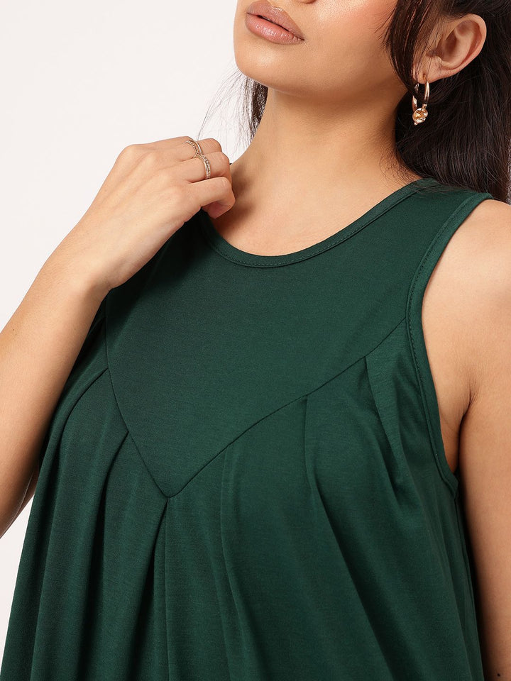 DressBerry Pleated Affair A-Line Dress
