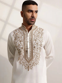 Anouk Men Ethnic Motifs Embroidered Regular Kurta with Trousers
