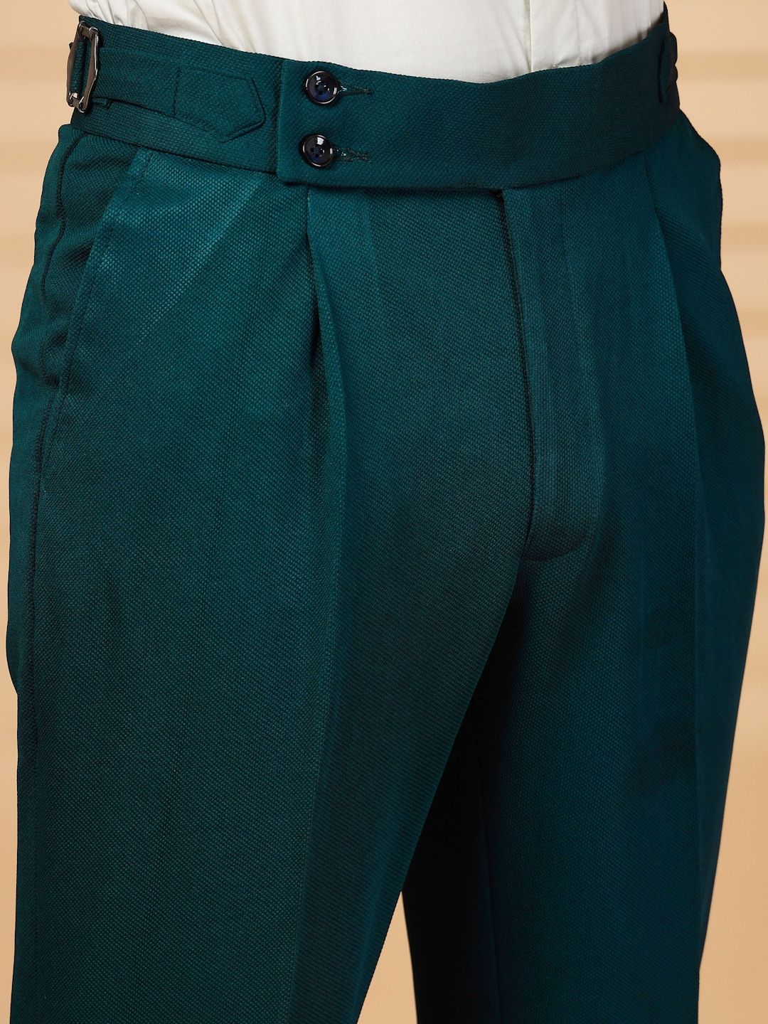 Seluar Formal Formal Lycra Hijau KLOTTHE Lelaki