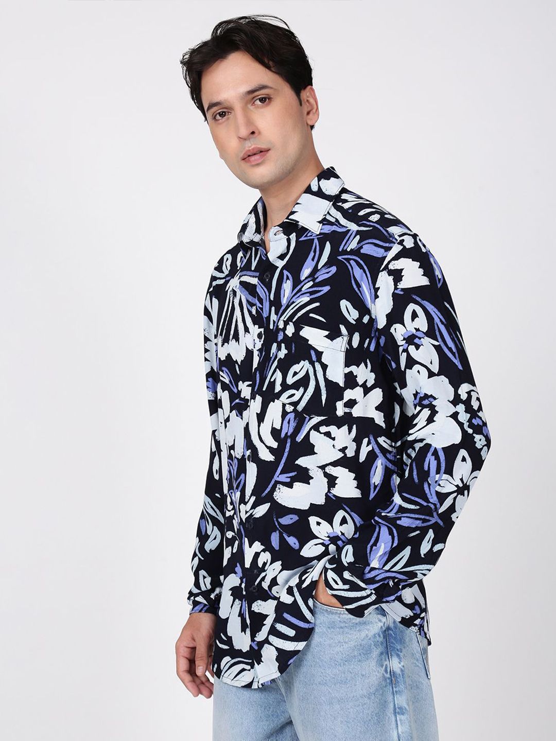 Bene Kleed Men Slim Fit Printed Casual Shirt