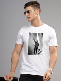 ADRO Men Graphic Printed Round Neck Cotton T-shirt
